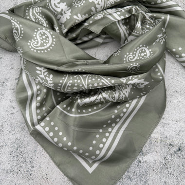 Simple Sage Bandana - The Thrifty Cowgirl, Co.