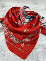 Paisley Flip - Red/Blue - The Thrifty Cowgirl, Co.