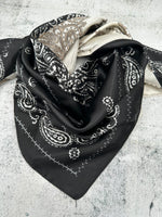 Paisley Flip - Black/Tan - The Thrifty Cowgirl, Co.