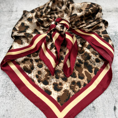 Burgundy Cheetah 2.0 - The Thrifty Cowgirl, Co.